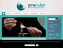 Tablet Screenshot of pro-ocular.de